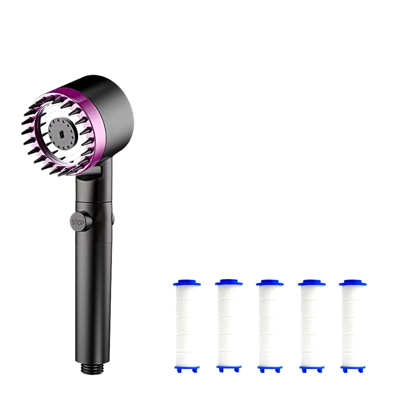 Shower Filter Four Modes Bathroom Accessories Head Massage Showerhead Replete for Shower Heads Knobs Showers Parts Fixture Home